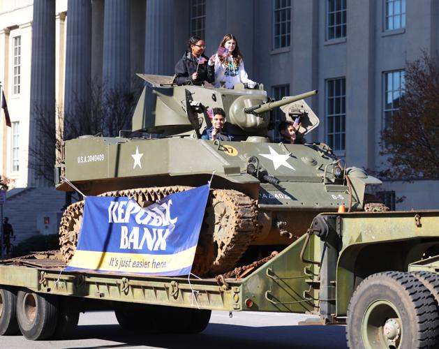Tank at Veterans Day Parade.JPG