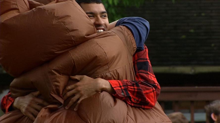 Southern Indiana staff visits clients in disguise to social distance