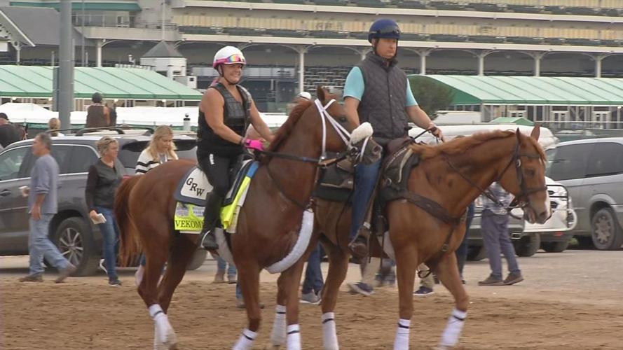 Vekoma was on the track at Churchill Downs