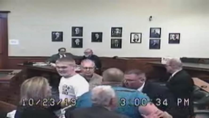 Brian Doolin upset in court