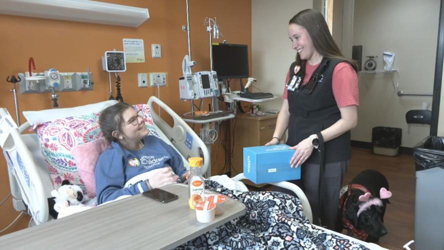 Norton Children's Valentine delivery 2-14-24