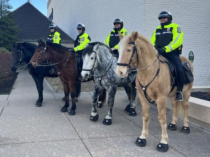 LMPD's Mounted Patrol Unit at Oxmoor Center
