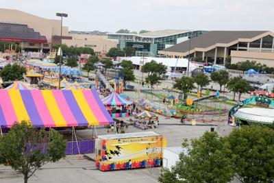 Fair Midway Overhead