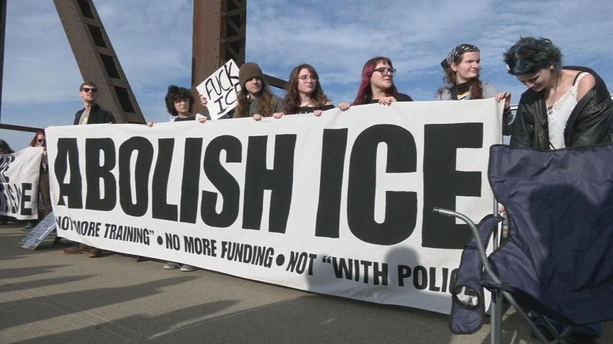 Students anti-ICE protest Louisville 2-16-26