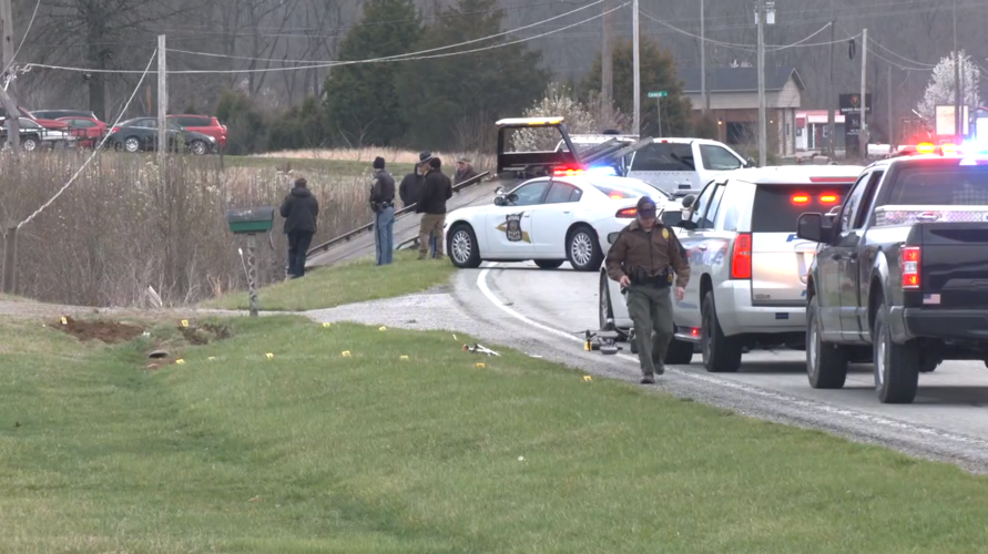 Fatal Crash Scene in Corydon, Indiana