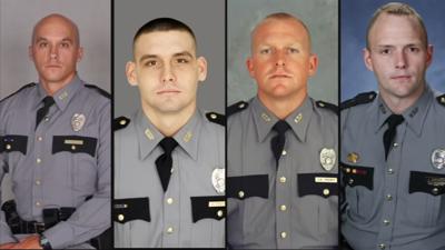 Troopers Jason Carpenter, Chad Peercy, Jonathan Sizemore and Sgt. Anthony Trotter