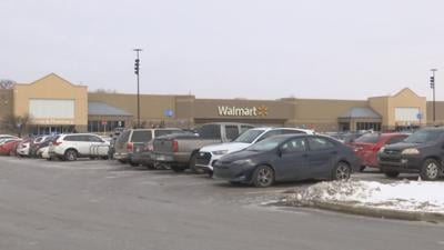 Walmart store front parking
