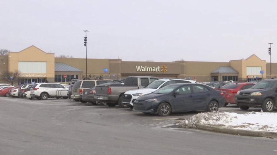 Walmart store front parking