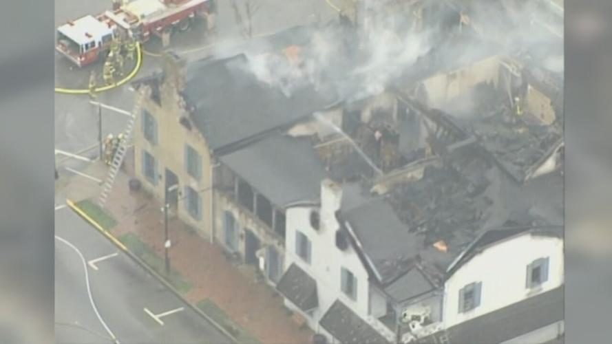 Old Tabott Tavern Fire
