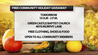 Holiday Giveaway at Green Castle Baptist Church