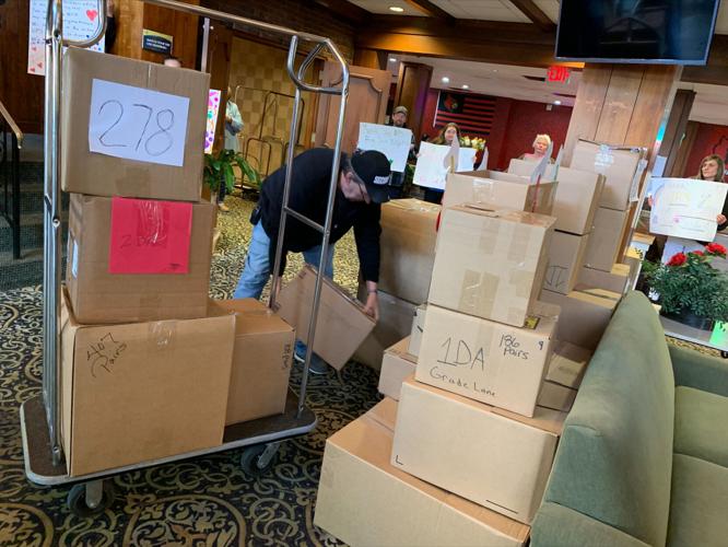 UPS Sock Donation to Wayside