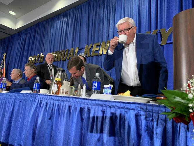 Beshear at annual ham auction at Kentucky State Fair