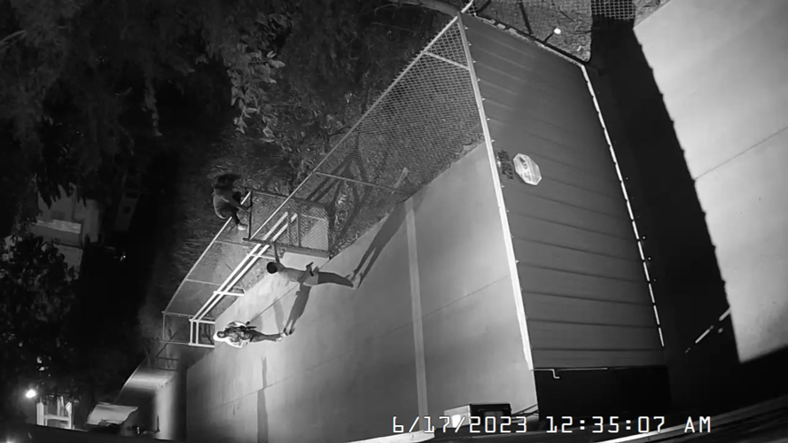 Surveillance video from Vendome