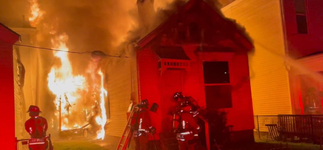Fire on West Kentucky Street