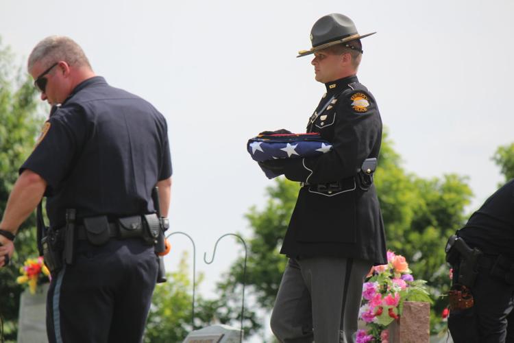 Funeral service and procession for Bardstown Police Ofc. Jason Ellis on May 30, 2013
