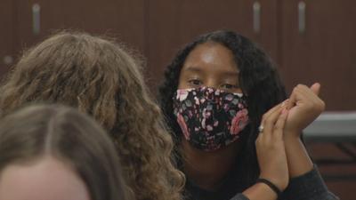 Masked students in Indiana schools