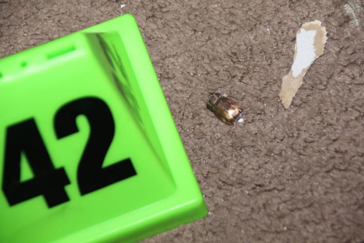 A shell casing inside Breonna Taylor's apartment