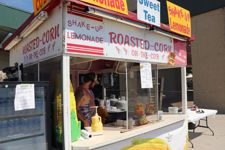 Roasted Corn food stand at the 2022 Kentucky State Fair