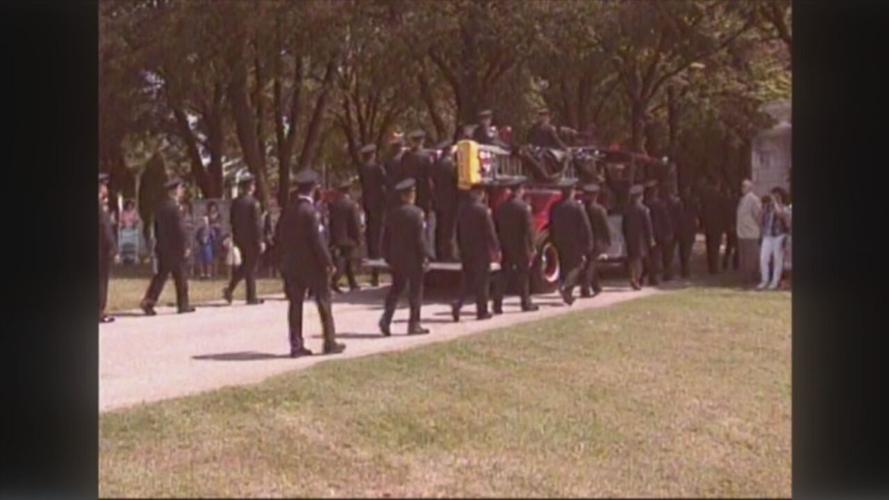 Funeral procession for Louisville Fire Sgt. John 'Strawn' Nutter