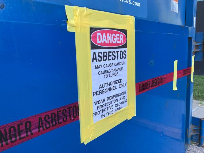 Asbestos in floors and ceiling of Riverview Towers