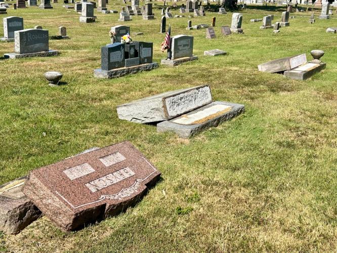Eastern Cemetery Damage