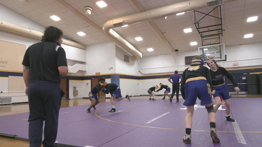 Male High School wrestling team