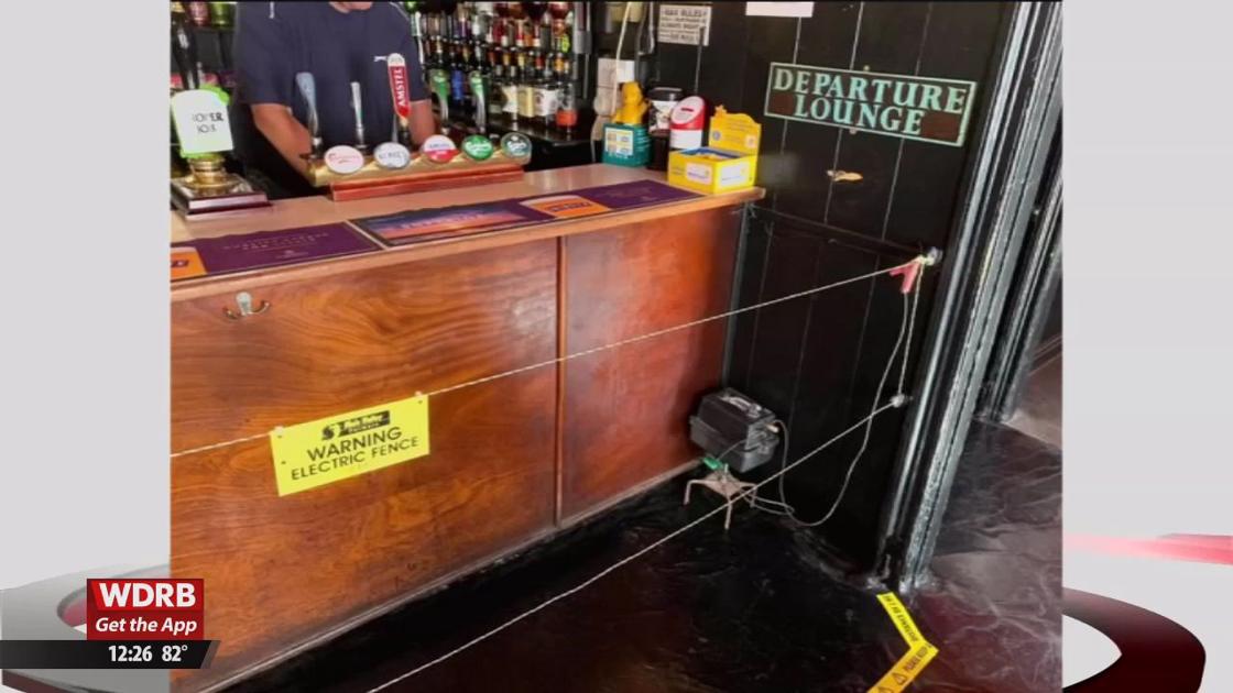 Uk Pub Installs Electric Fence At The Bar To Ensure Patrons Socially Distance Wdrb Video Wdrb Com
