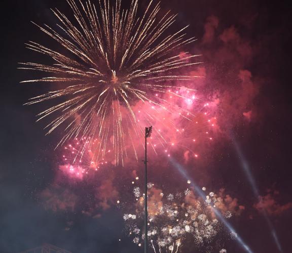 Fireworks rise into the night.JPG