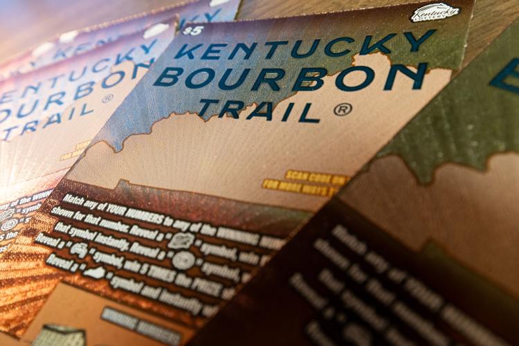 Kentucky Bourbon Trail scratch-off tickets