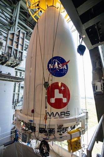 Mars 2020 Spacecraft Mate to Atlas V