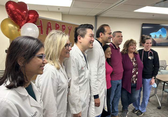 Doctors from Jewish Hospital's Trager Transplant Center