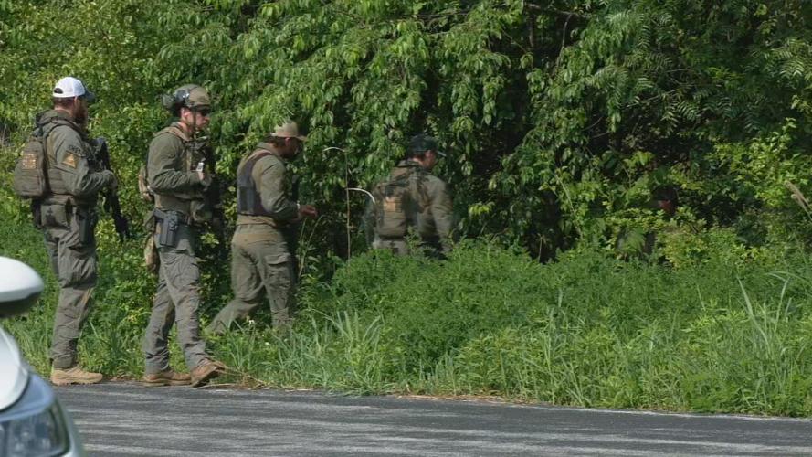 An 'ongoing investigation' by LMPD near the I-71/I-265 interchange on May 18, 2023