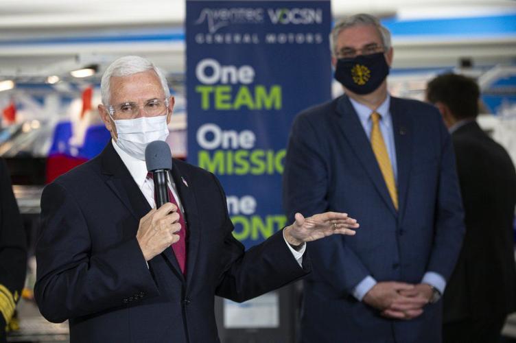VIRUS - PENCE WEARS MASK AT iNDIANA PLANT - AP- 4-30-2020 1.jpeg