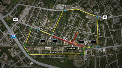 Frankfort Avenue Closure 12/04/19