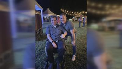 LMPD Officer Nick Wilt and Marc Weinberg