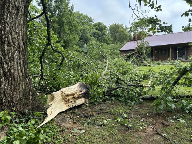 Tornado Damage in Clark County, Indiana