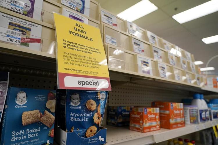 Baby formula shortage sign