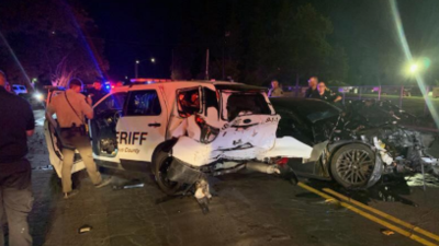 Drunk Driver Crashes Into Police Cruiser