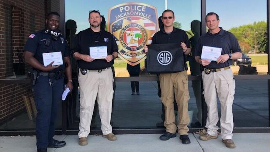 First responders with donated PPE from SIG Sauer