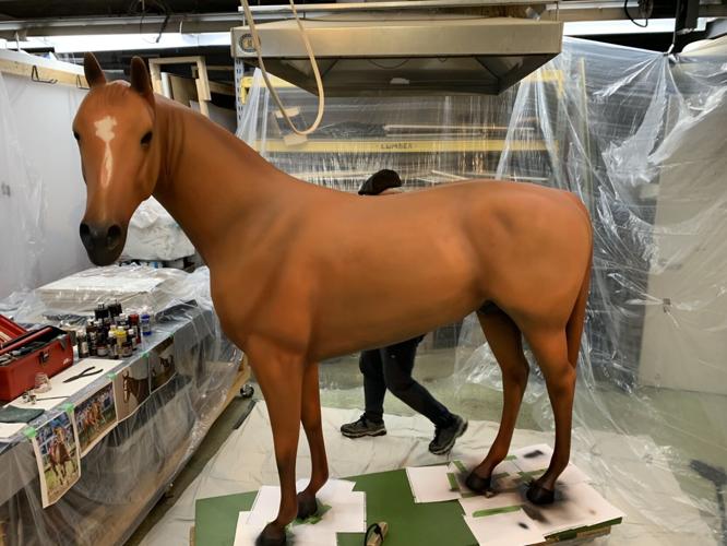 Kentucky Derby Museum honors Kentucky Derby Winner Mage with a new paint job