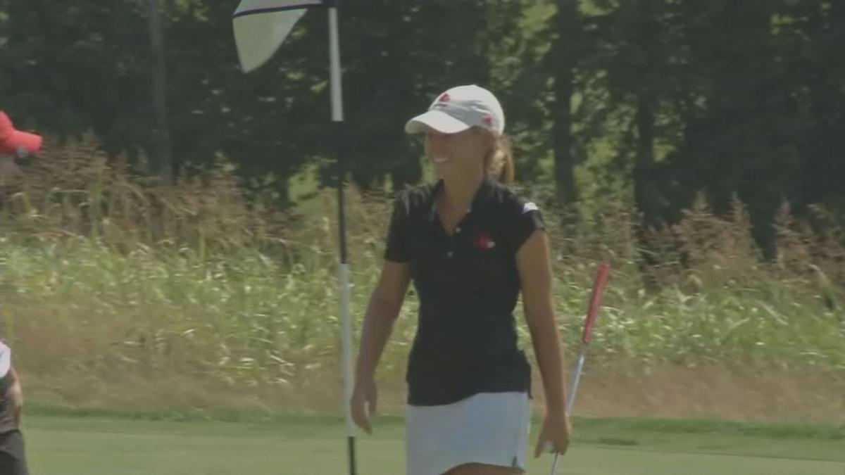 LANE U of L's Hartlage has a decision to make about golf and her
