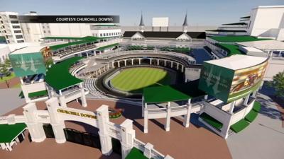Churchill Downs New Paddock Rendering