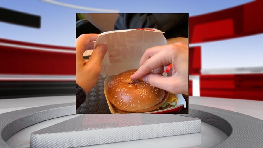 Ring in McDonald's Burger