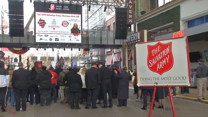 The Salvation Army kicks off Red Kettle Campaign at 4th Street Live! on Nov. 20, 2019
