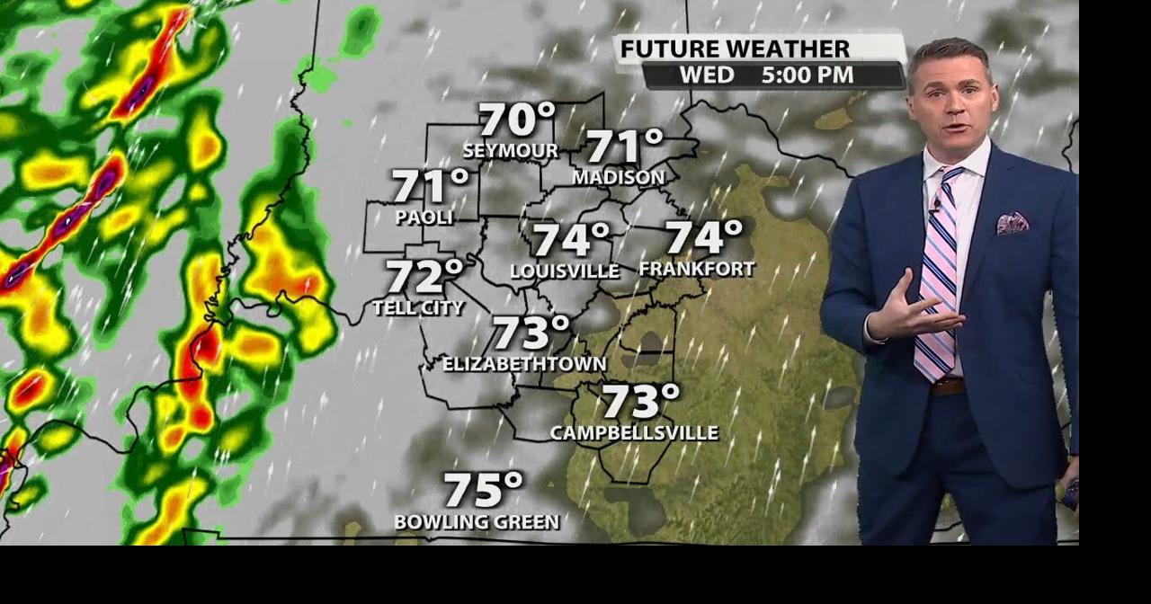 Jude Redfield's Tuesday morning forecast Weather