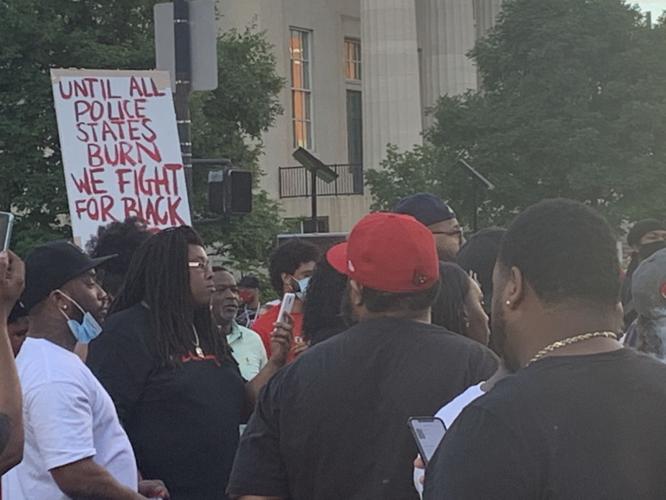 Protesters gather in downtown Louisville demanding justice for Breonna Taylor