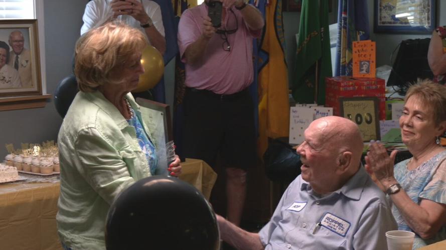 Virgil "Rop" Roppel 100th birthday celebration 8-28-24