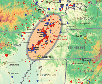 NEW MADRID EARTHQUAKES: This Past Saturday, Dec 16th, Marked The 212th Anniversary Of The M7.5 Earthquake...