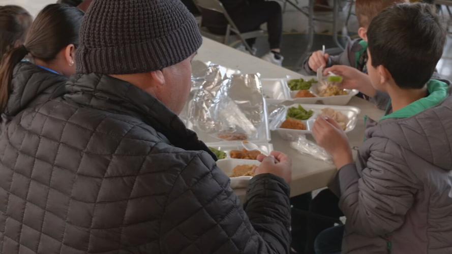 First Thanksgiving for refugees