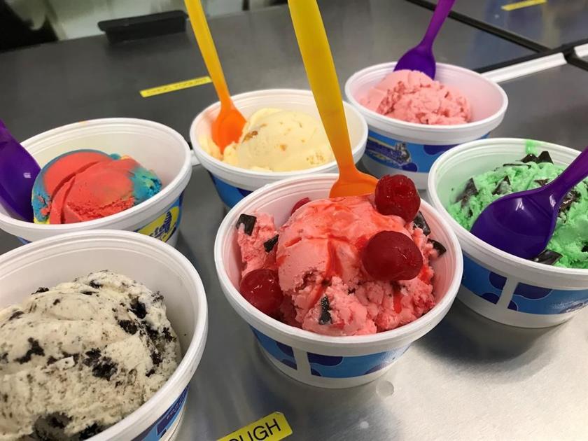 Zesto getting ready for National Ice Cream Day Morning